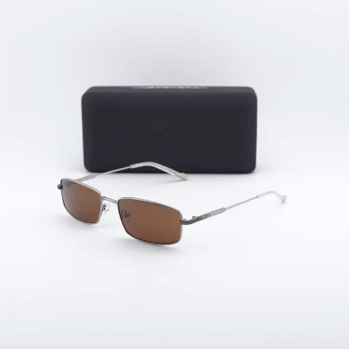 Dkny DK119S 070 Gunmetal/brown 56-19-140 Sunglasses