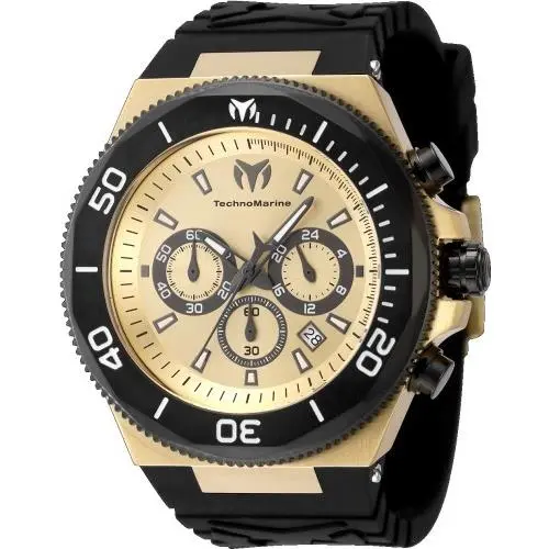 Technomarine Men`s TM-224020 Manta Quartz Chronograph Gold Gunmetal