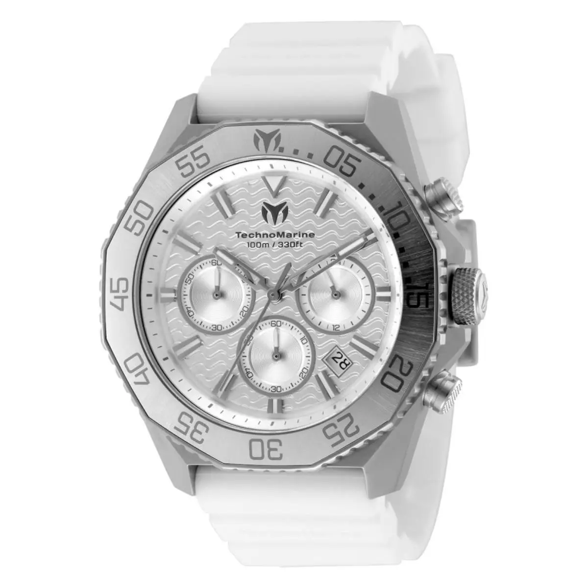 Technomarine Maré Vivo Men 44.20mm SS Steel White+silver Dial VD53C Quartz