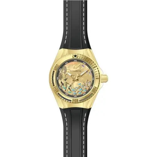 Technomarine Women`s TM-125010 Cruise Quartz PC21 Gold Dial Watch