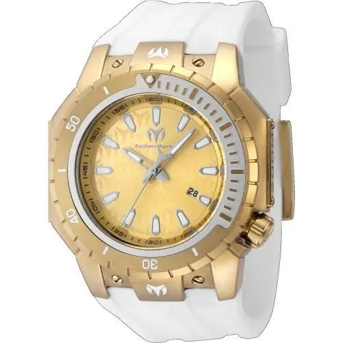 Technomarine Men`s TM-224009 Manta Quartz 3 Hand Gold Dial Watch