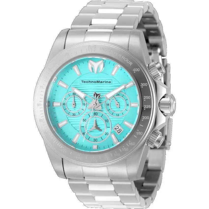 Technomarine Manta Ray Men`s 42mm Turquoise Chronograph Watch TM-225121 by TechnoMarine