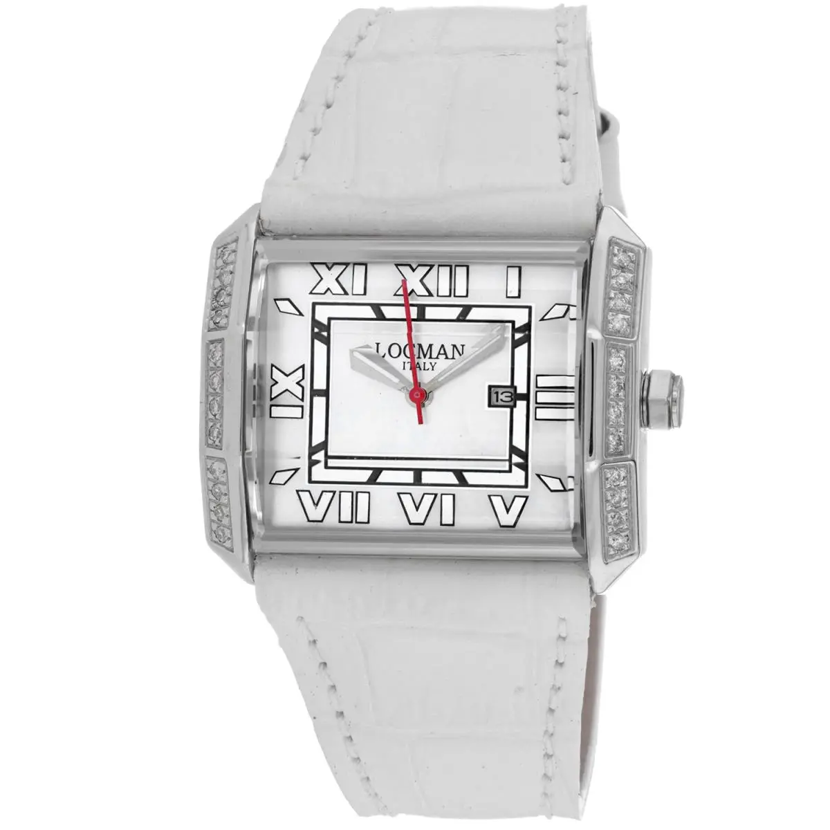 Locman Women`s Classic White Dial Watch - 232MOPWHD/WH LE