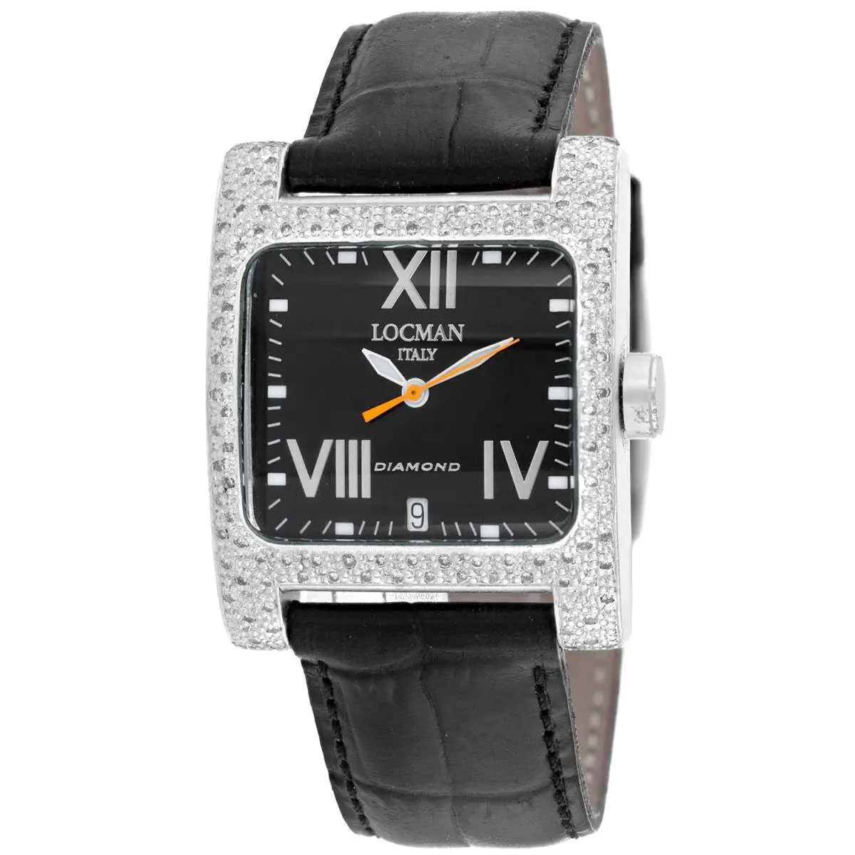 Locman Women`s Classic Black Dial Watch - 431BKD/BK Leal