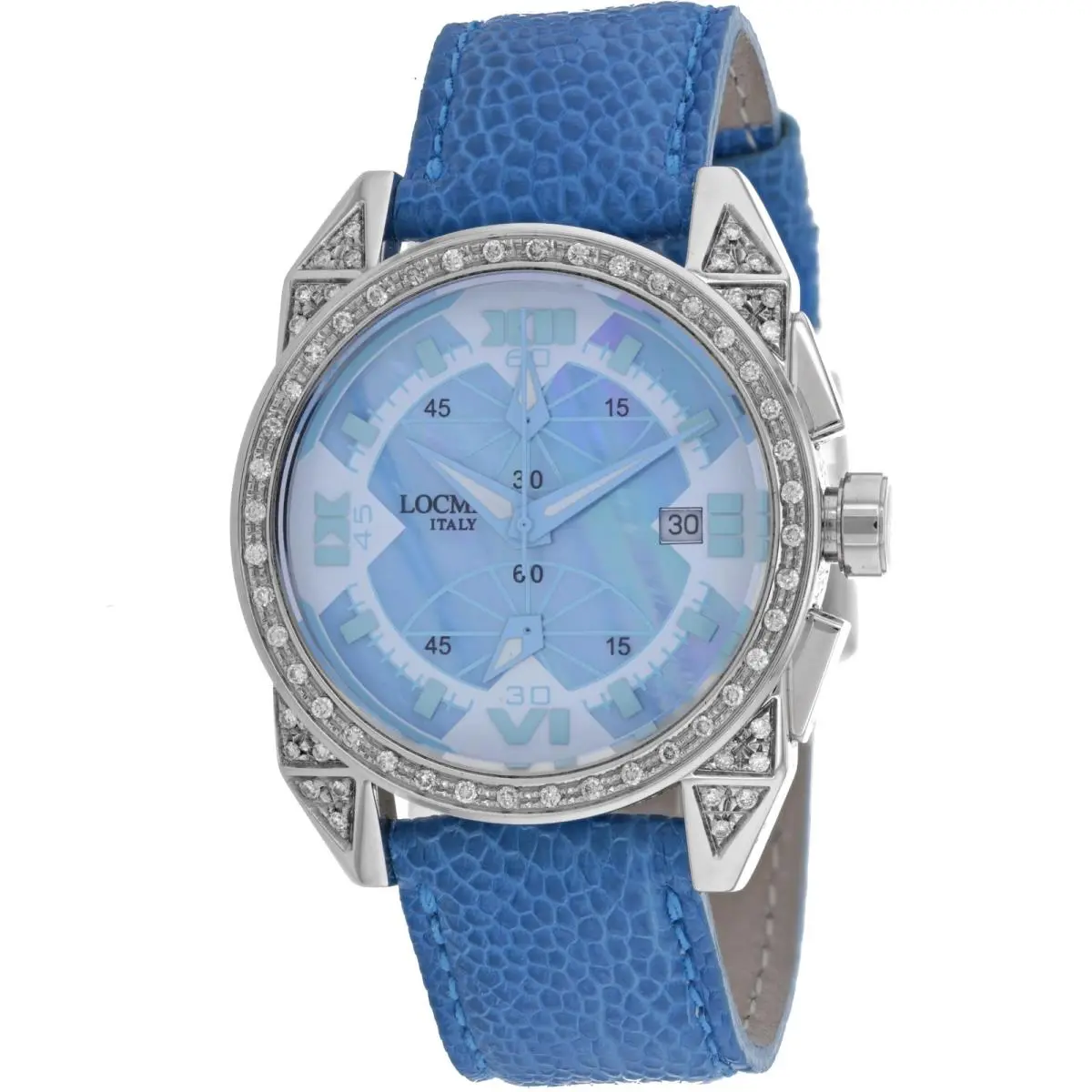 Locman Men`s Cavallo Pazzo Mother of Pearl Dial Watch - 161MOPSKDC/SKOS