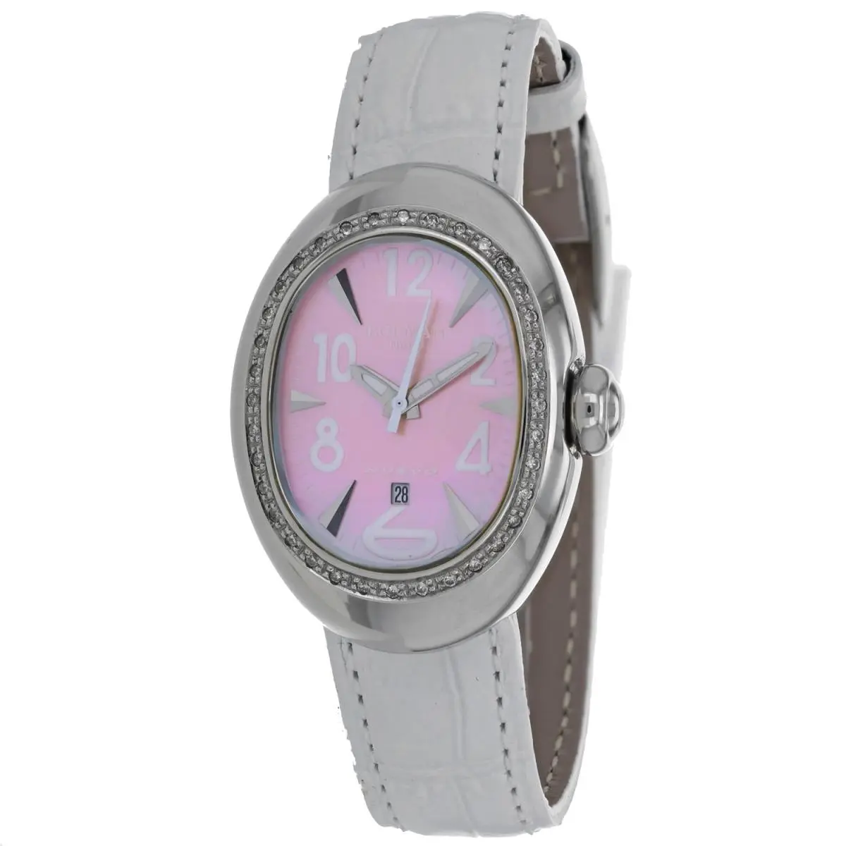 Locman Women`s Nuovo Mother of Pearl Dial Watch - 028MOPPKD/WH by Locman Italy