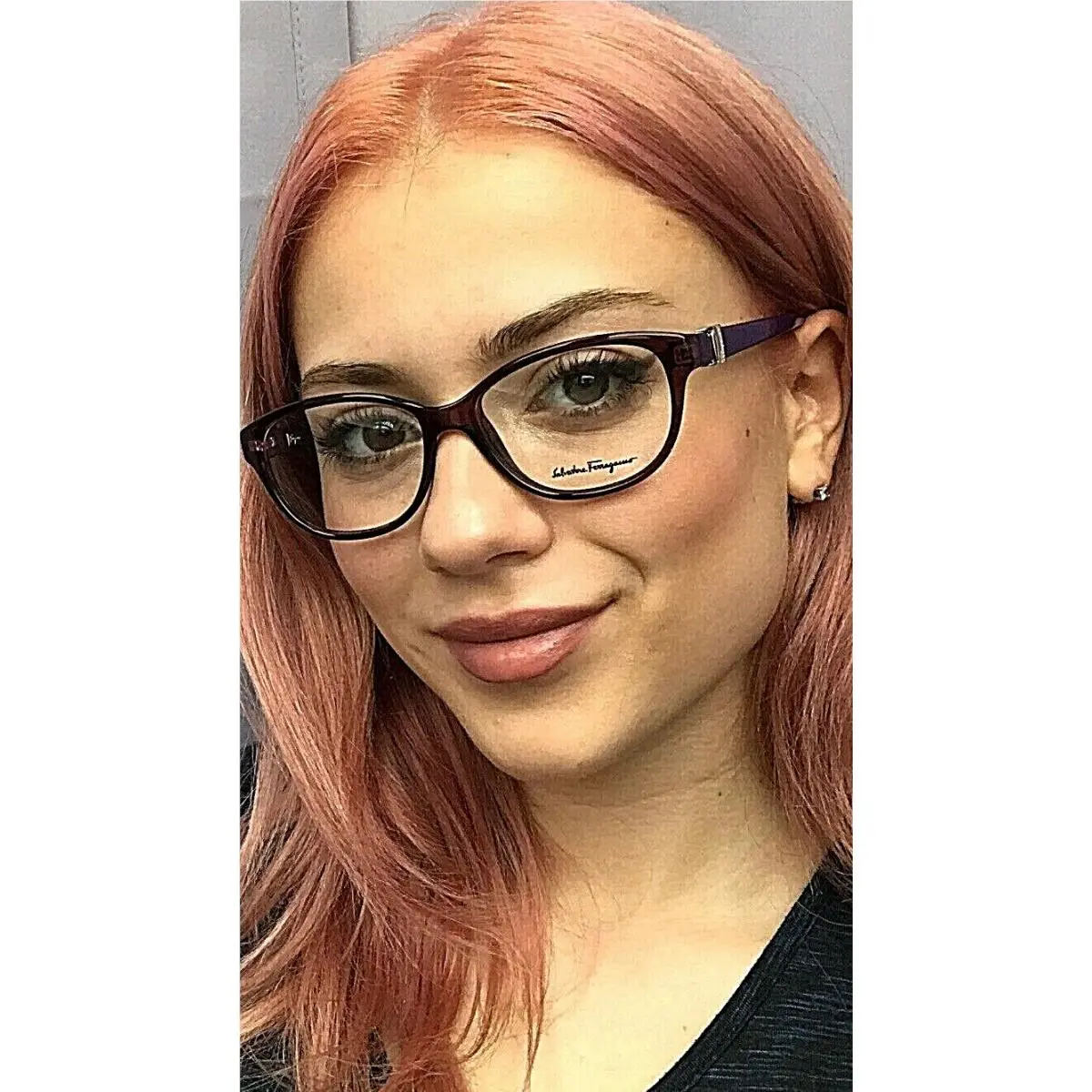 Salvatore Ferragamo SF 71127 500 52mm Violet Cat Eye Women`s Eyeglasses I