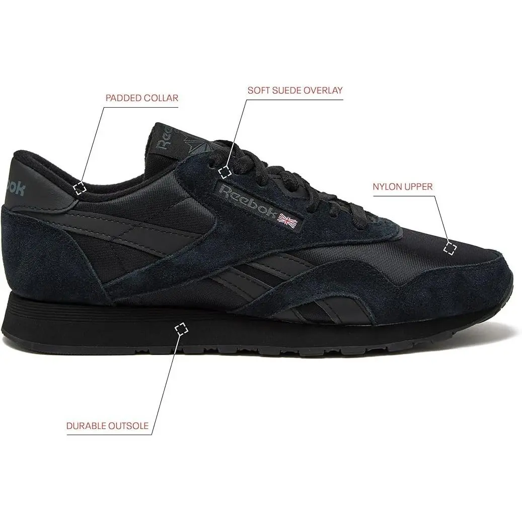 Reebok shoes - Reebok Classic Nylon - Classic Nylon - 100033377 - Black 6