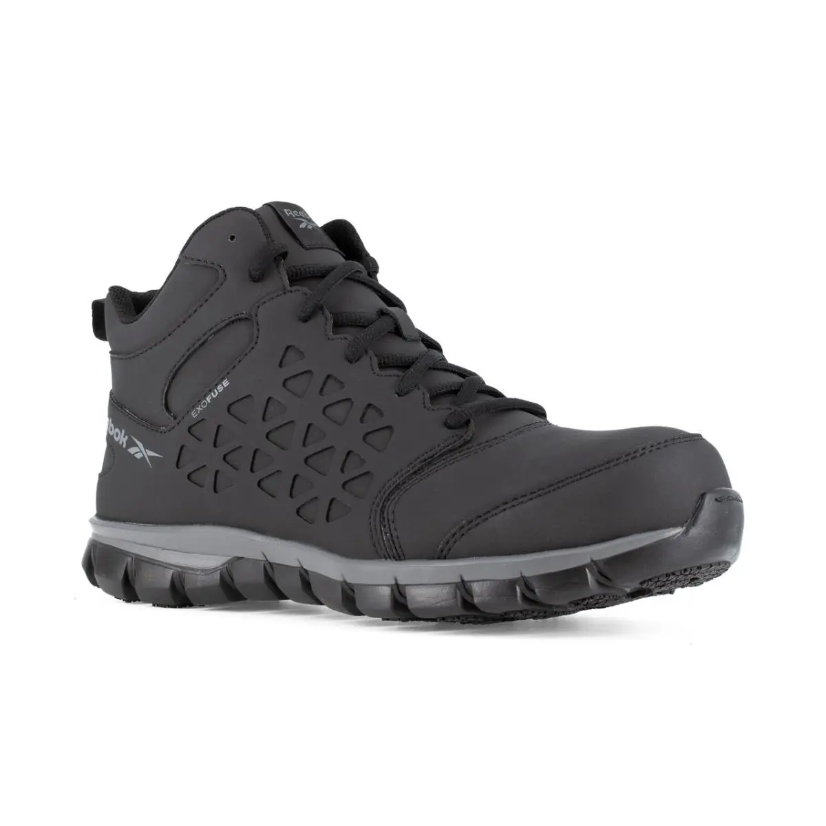Reebok Work Shoes Men RB4060 Composite Toe SD10 Slip Resistant Mid Cut