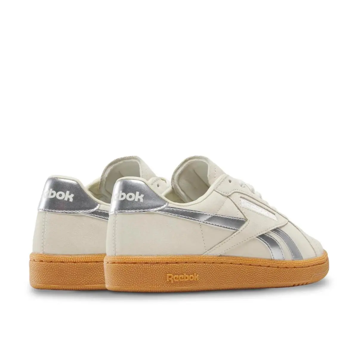 Reebok shoes - Beige/Silver Metallic 1