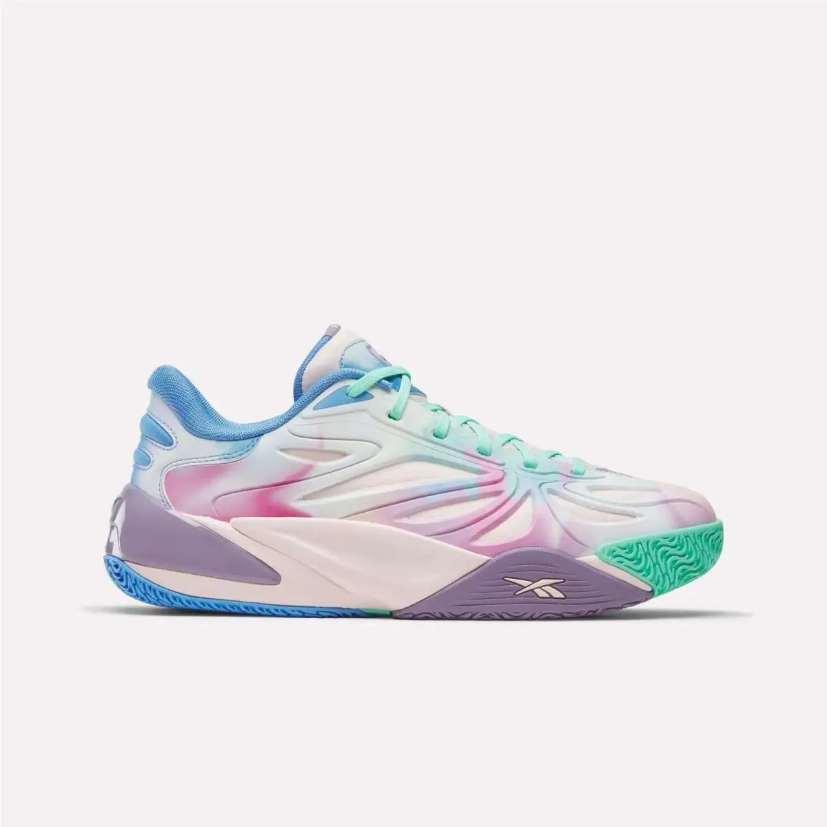 Reebok shoes - Reebook Angel Reese 1 - Reebook Angel Reese - 100262837 - aqua/purple/blue 0