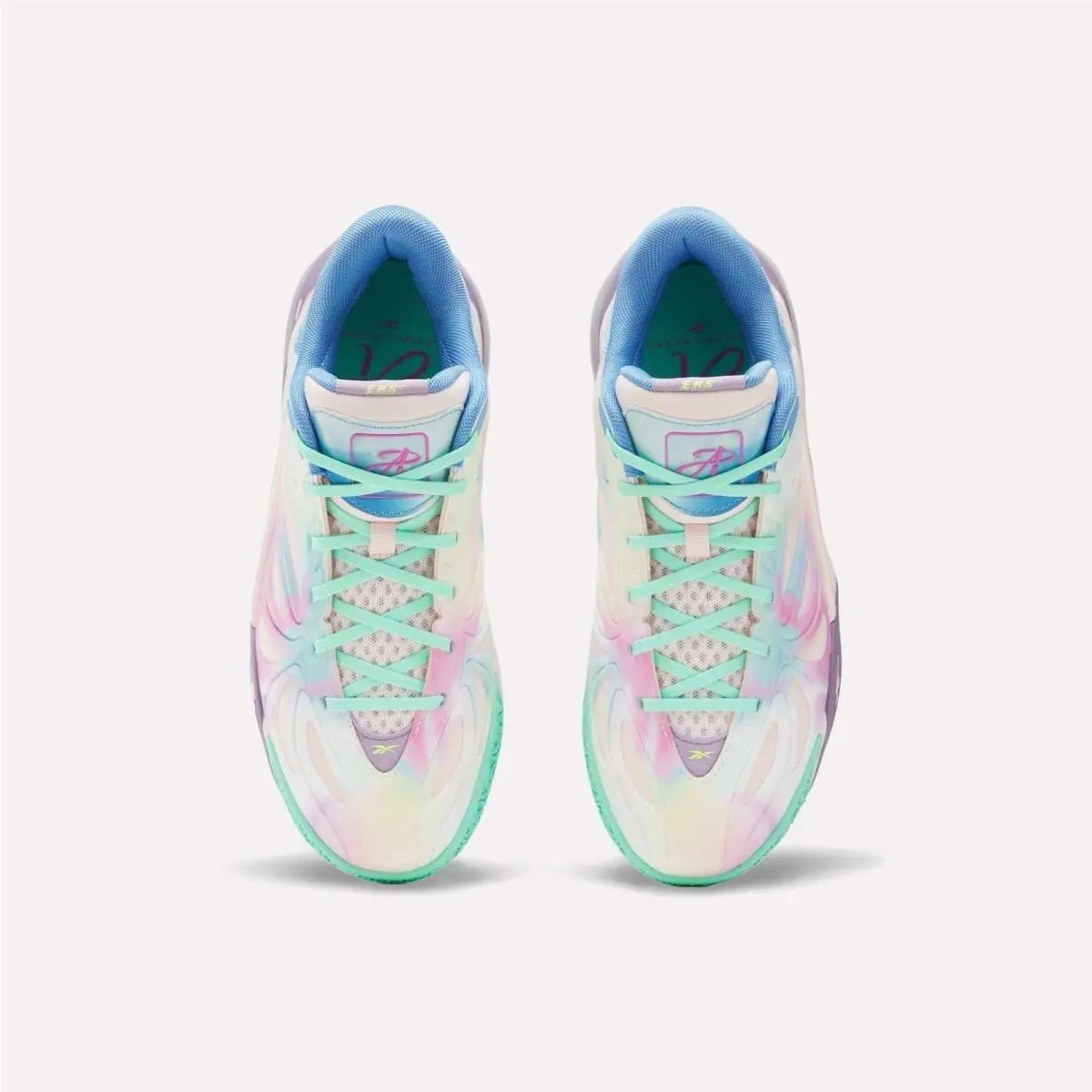 Reebok shoes - Reebook Angel Reese 1 - Reebook Angel Reese - 100262837 - aqua/purple/blue 1