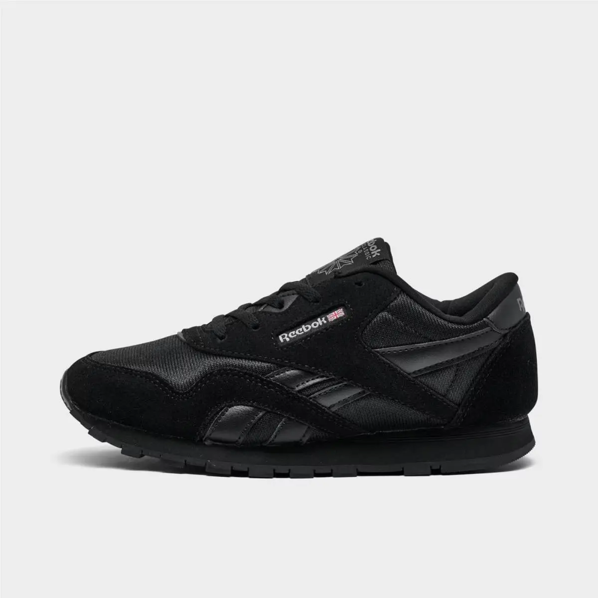 Little Kids` Reebok Classic Nylon Casual Shoes Black/black/black 252740 001