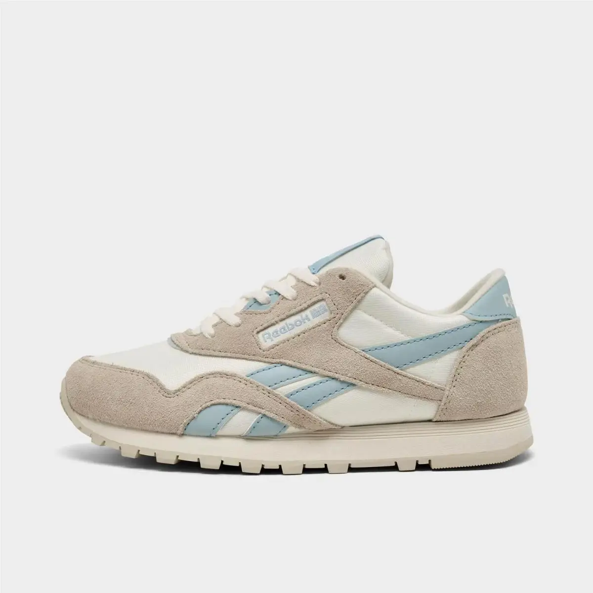 Big Kids` Reebok Classic Nylon Grey 3/Grey 1/White 263623 054