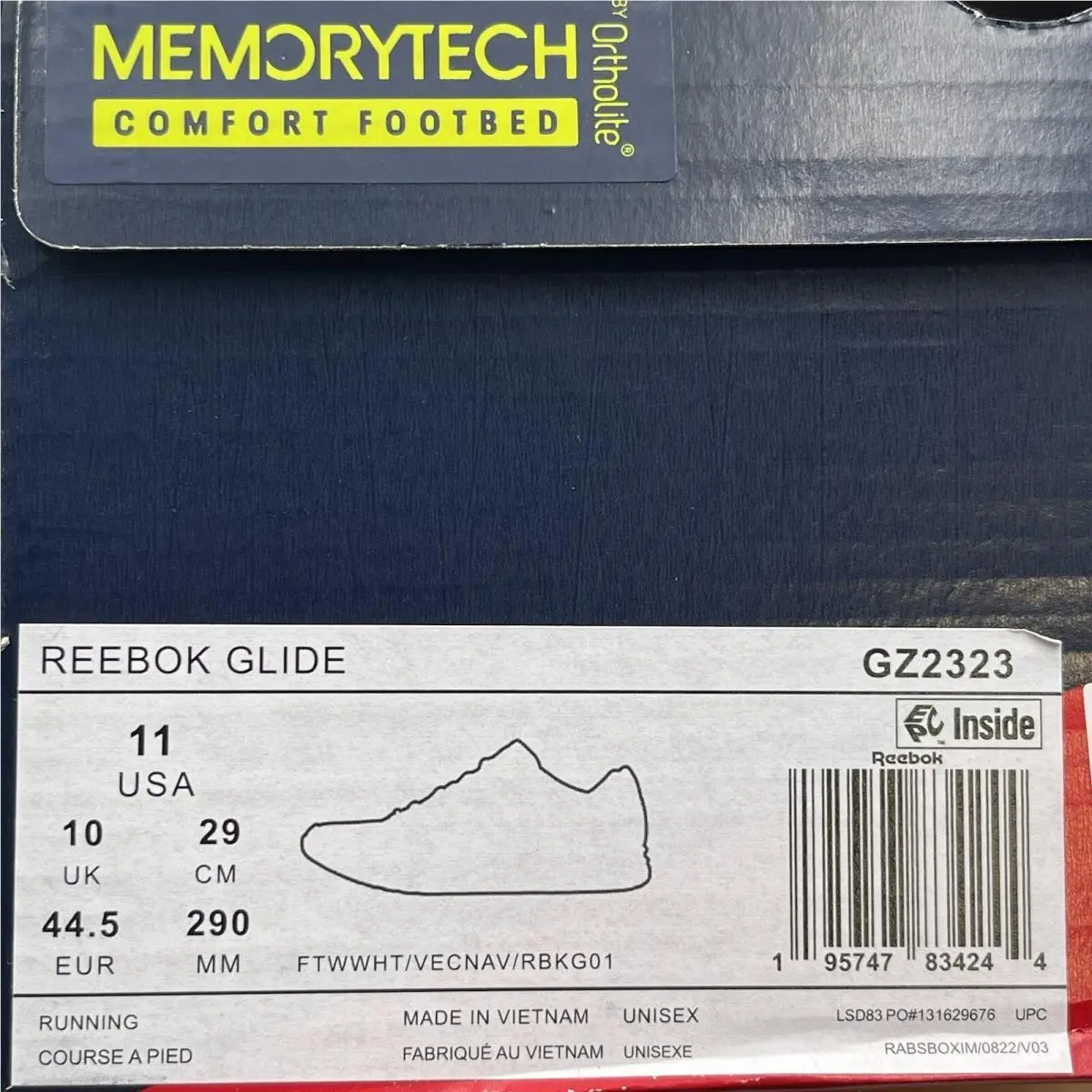 Reebok shoes - Reebok Glide - Glide - GZ2323 - White (UPC: 195747834244) 7