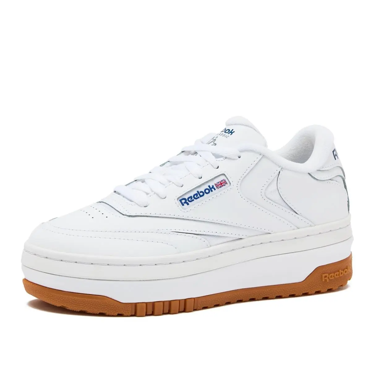 Reebok Club C Extra Platform 8.5 Footwear White/footwear White/vector Blue