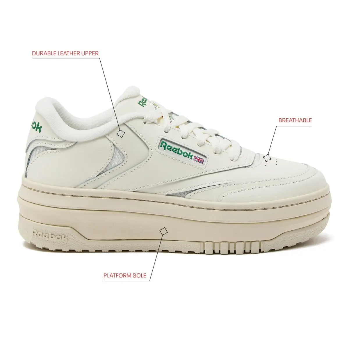 Reebok shoes - Lsd98 - Lsd98 - Chalk/Chalk/Glen Green (UPC: 195748935384) 0
