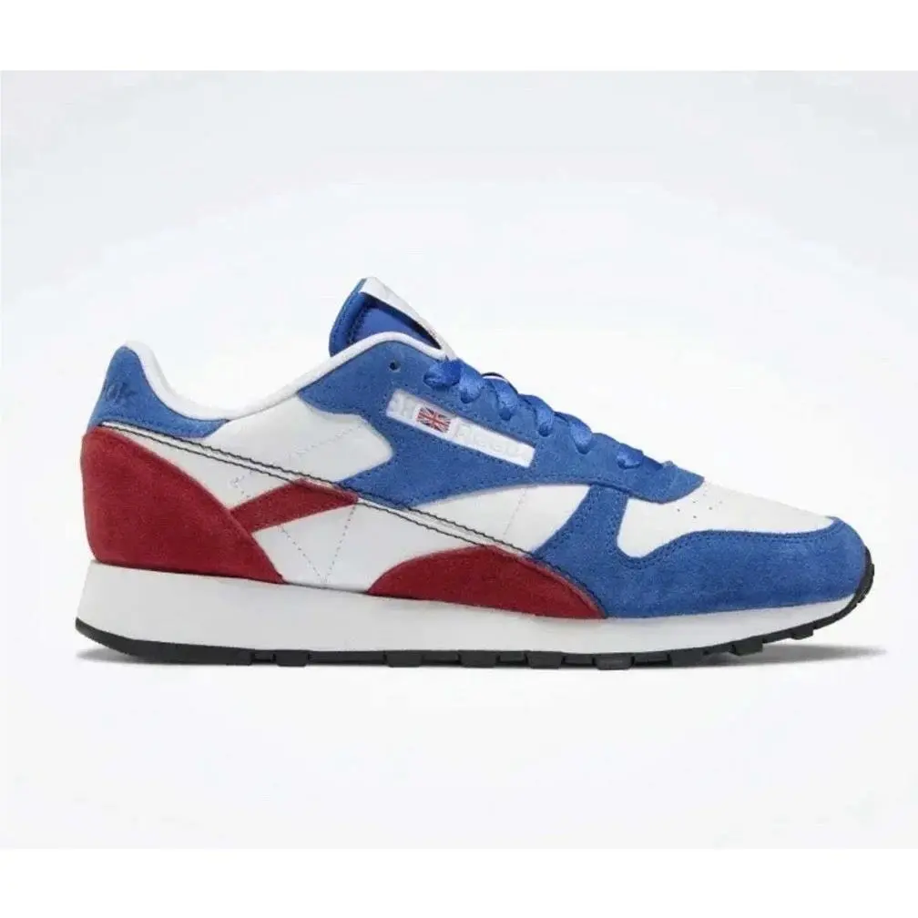 Reebok shoes - Reebok Classic Leather - Classic Leather - GY1522 - White Blue Red (UPC: 0195740871246) 3