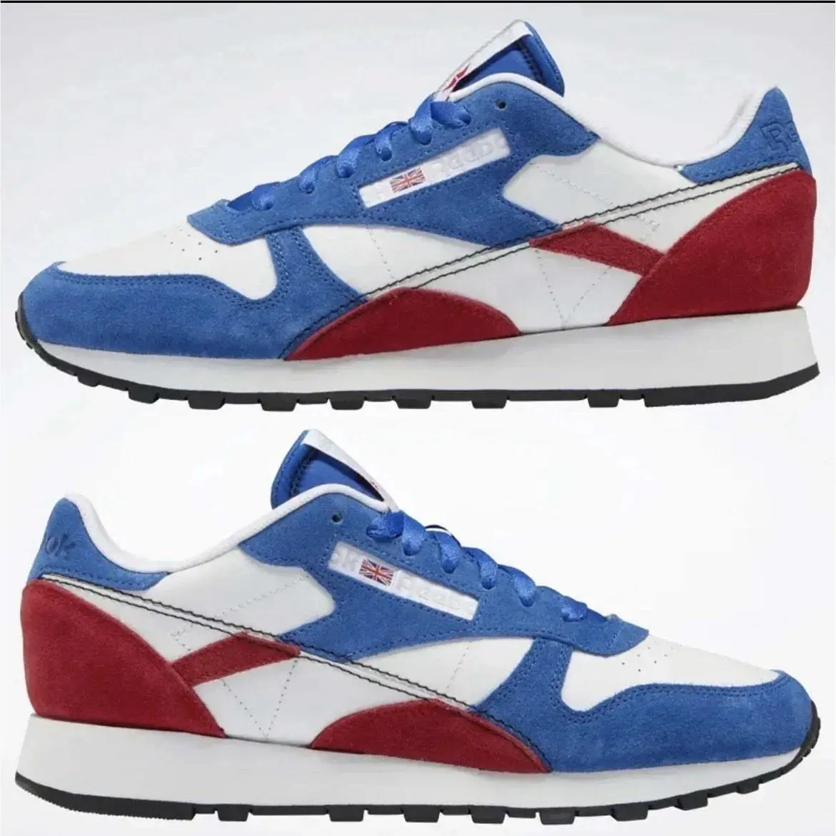Reebok shoes - Reebok Classic Leather - Classic Leather - GY1522 - White Blue Red (UPC: 0195740871246) 5