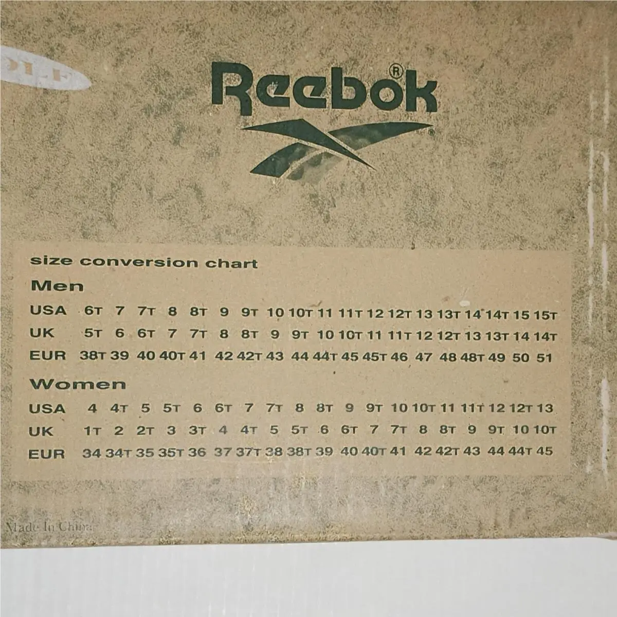 Reebok shoes - Reebok Athletic Tour Golf Series - 14-36353 - White (UPC: 630994403619) 6