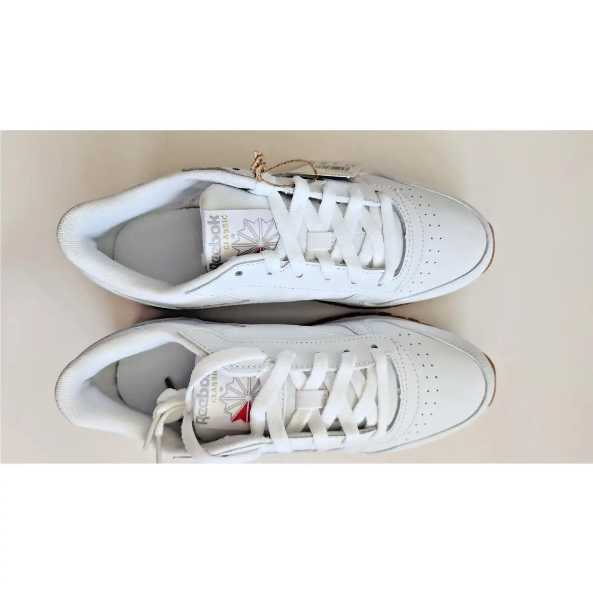 Reebok shoes - Reebok Classic Leather - Classic Leather - White (UPC: 195733845803) 1
