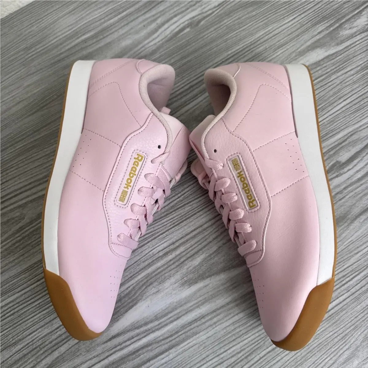 Reebok shoes - Reebok Princess - Princess - Pink/White/Gold Met (UPC: 190309773283) 8