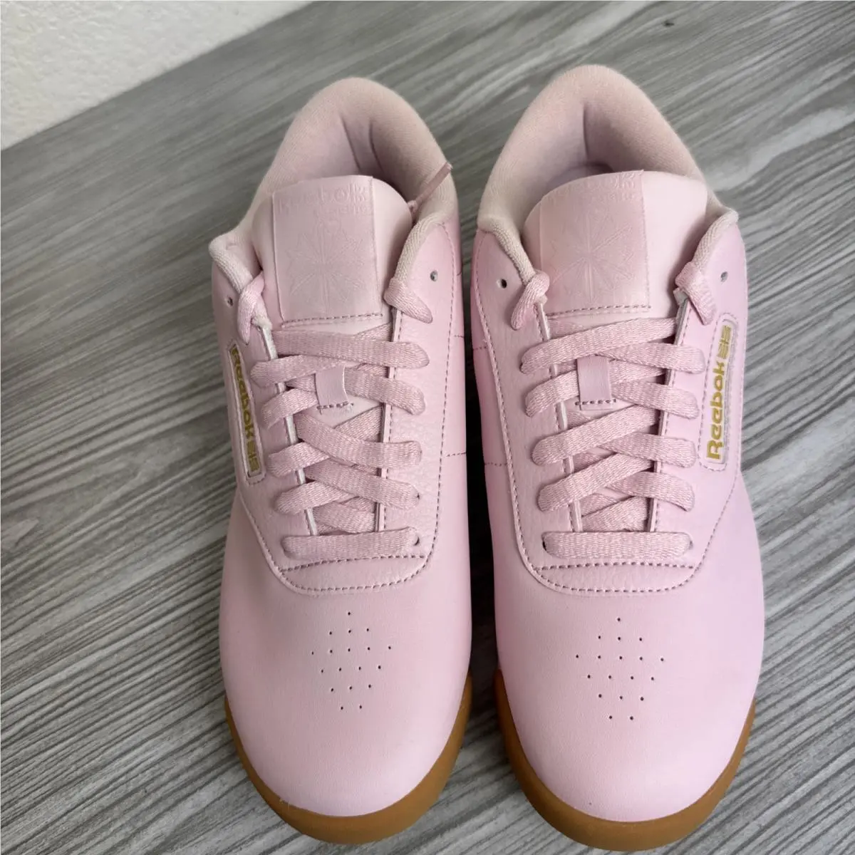 Reebok shoes - Reebok Princess - Princess - Pink/White/Gold Met (UPC: 190309773283) 9
