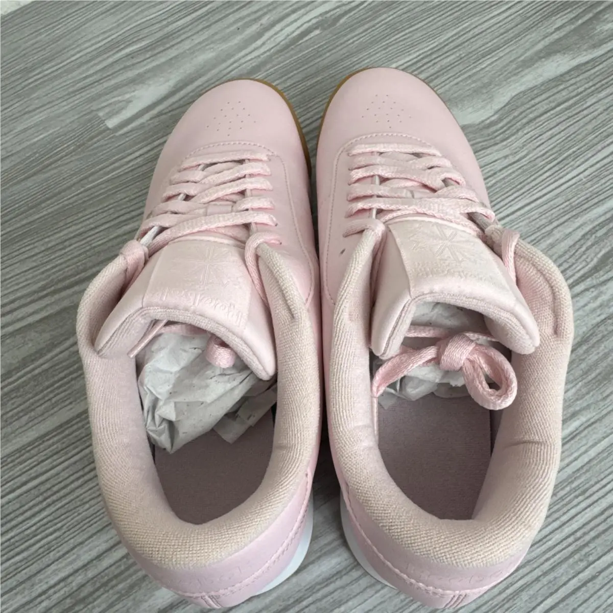 Reebok shoes - Reebok Princess - Princess - Pink/White/Gold Met (UPC: 190309773283) 12