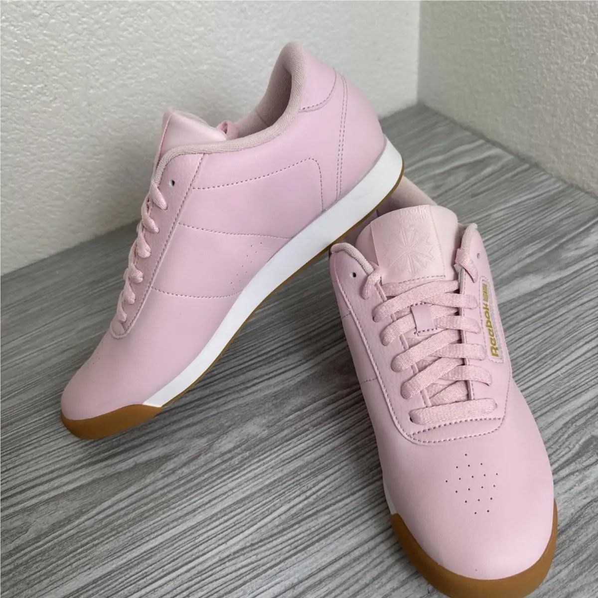 Reebok shoes - Reebok Princess - Princess - Pink/White/Gold Met (UPC: 190309773283) 14