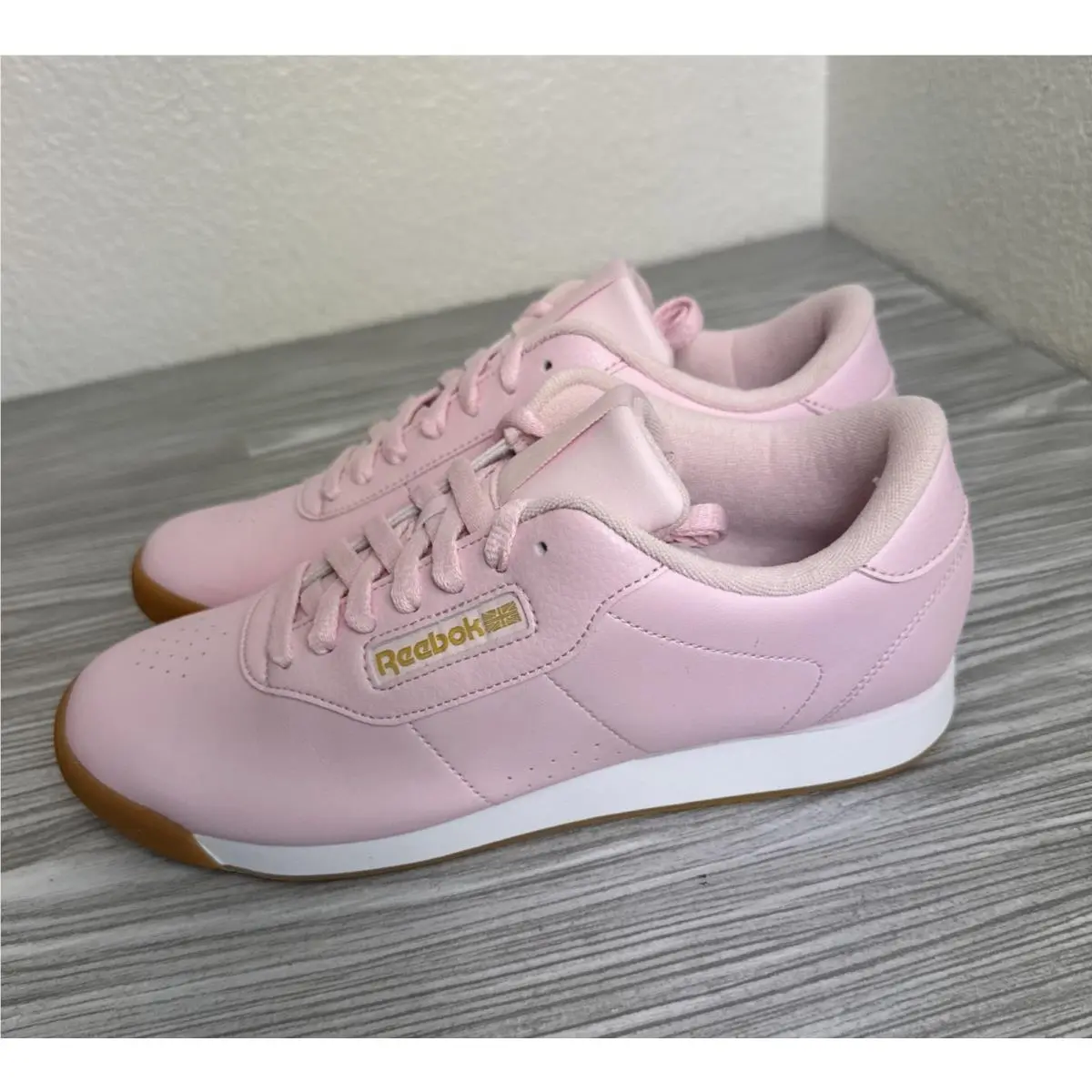 Reebok shoes - Reebok Princess - Princess - Pink/White/Gold Met (UPC: 190309773283) 0
