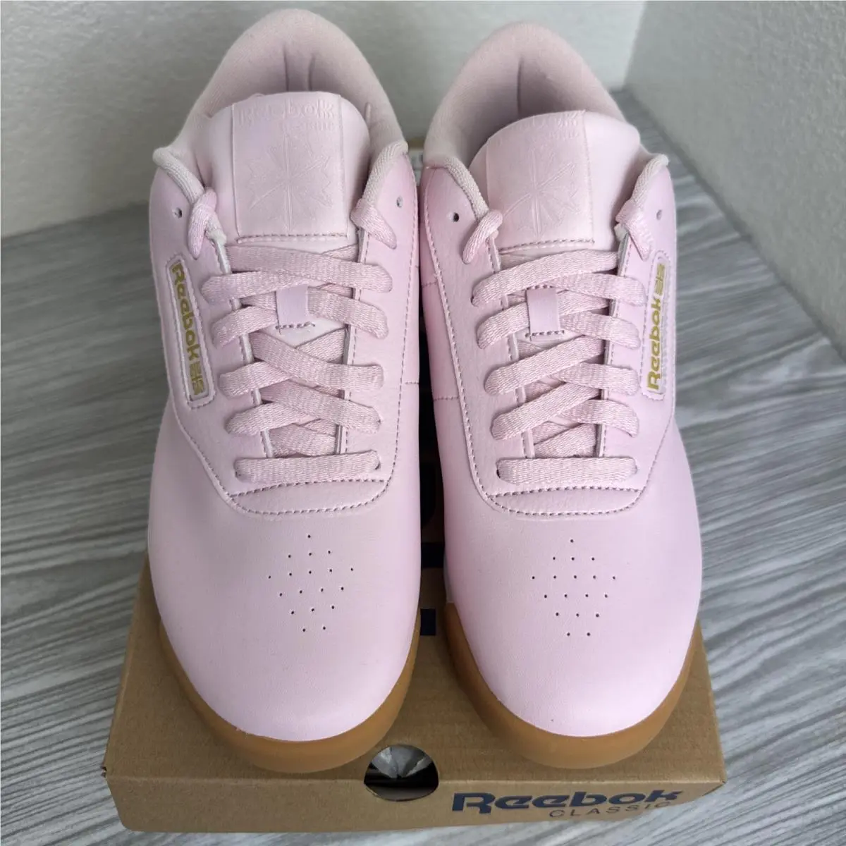 Reebok shoes - Reebok Princess - Princess - Pink/White/Gold Met (UPC: 190309773283) 3