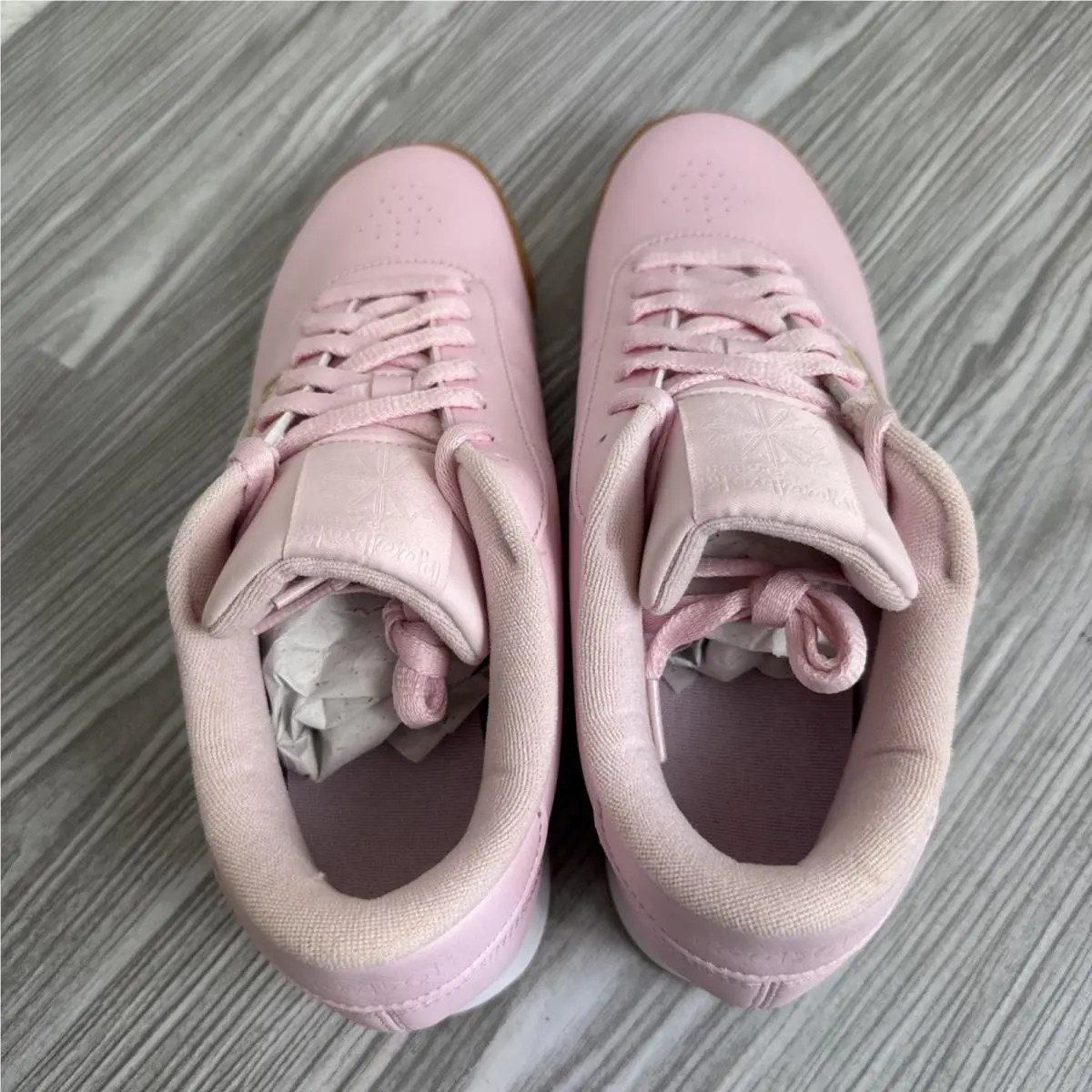 Reebok shoes - Reebok Princess - Princess - Pink/White/Gold Met (UPC: 190309773283) 6