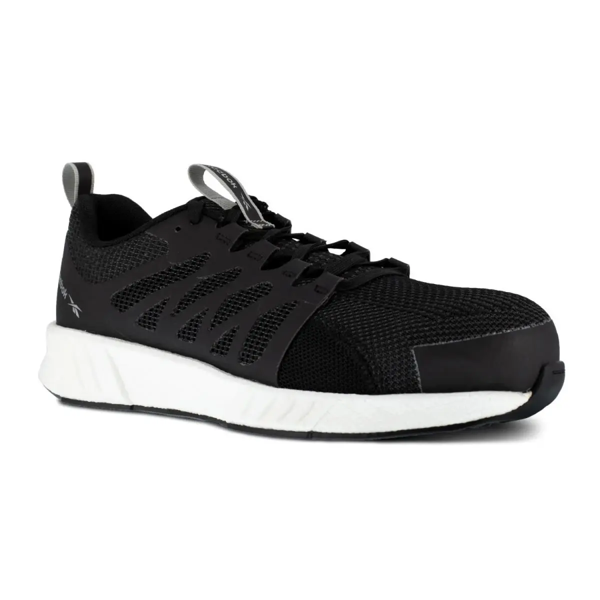 Reebok Work Men`s Fusion Flexweave Comp Toe Athlet Black and White - 13 Medium