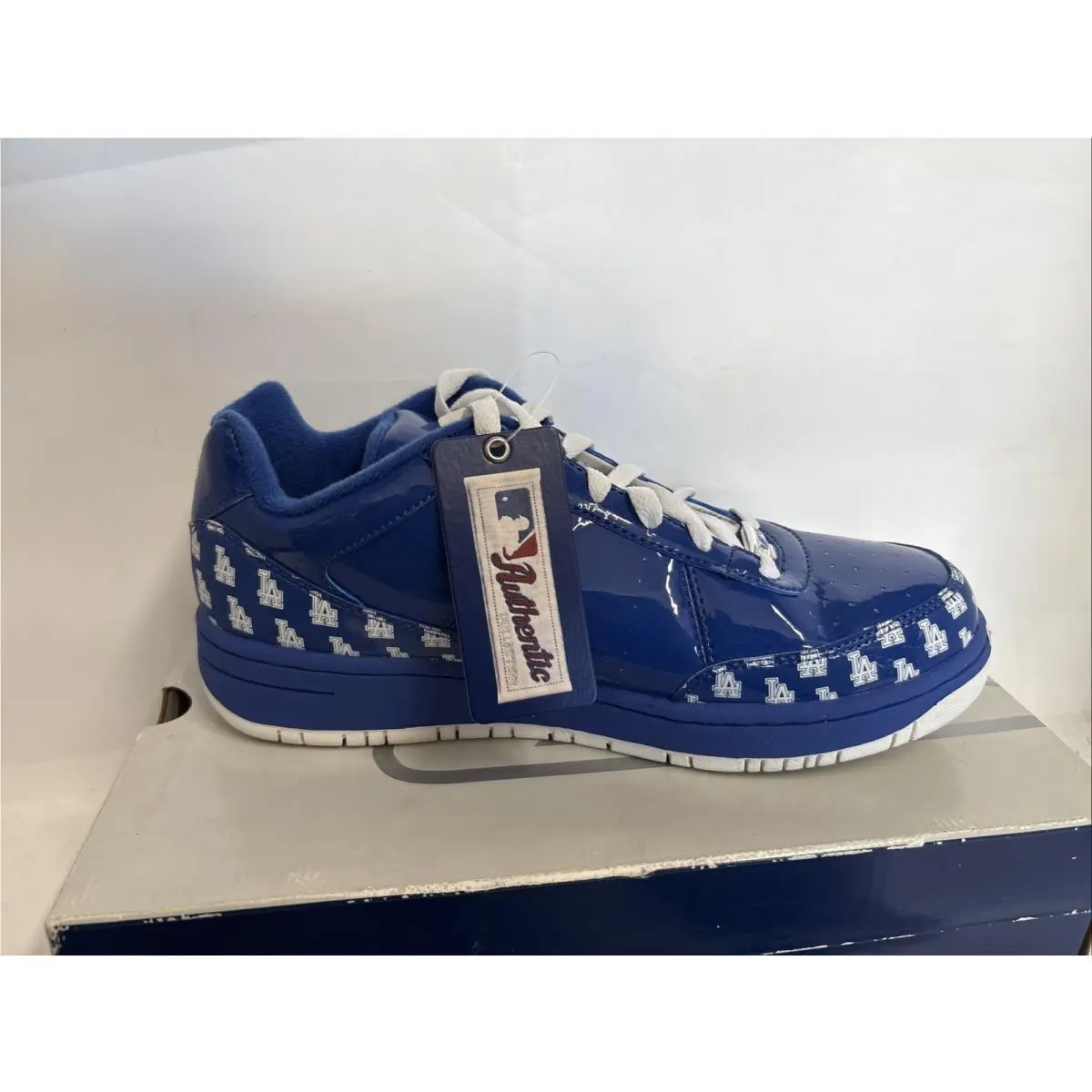 Reebok Mlb Clubhouse Exclusive Dodgers Royal /white Patent