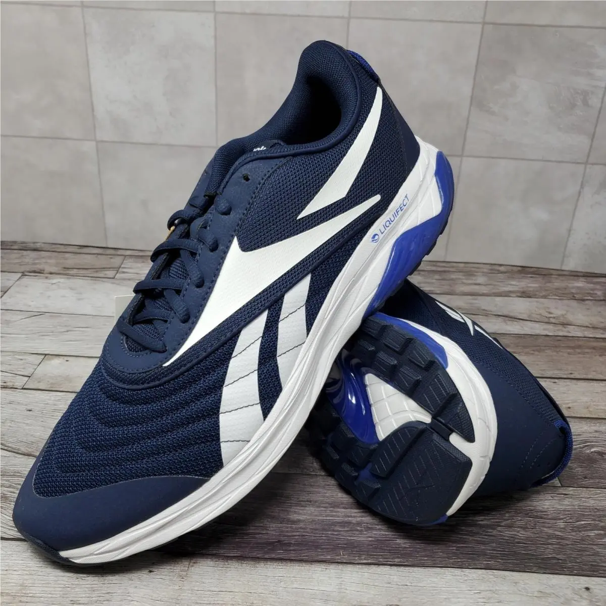 Reebok Liquifect 180 3.0 Running Sneakers Blue White Men`s Size 13 G55864
