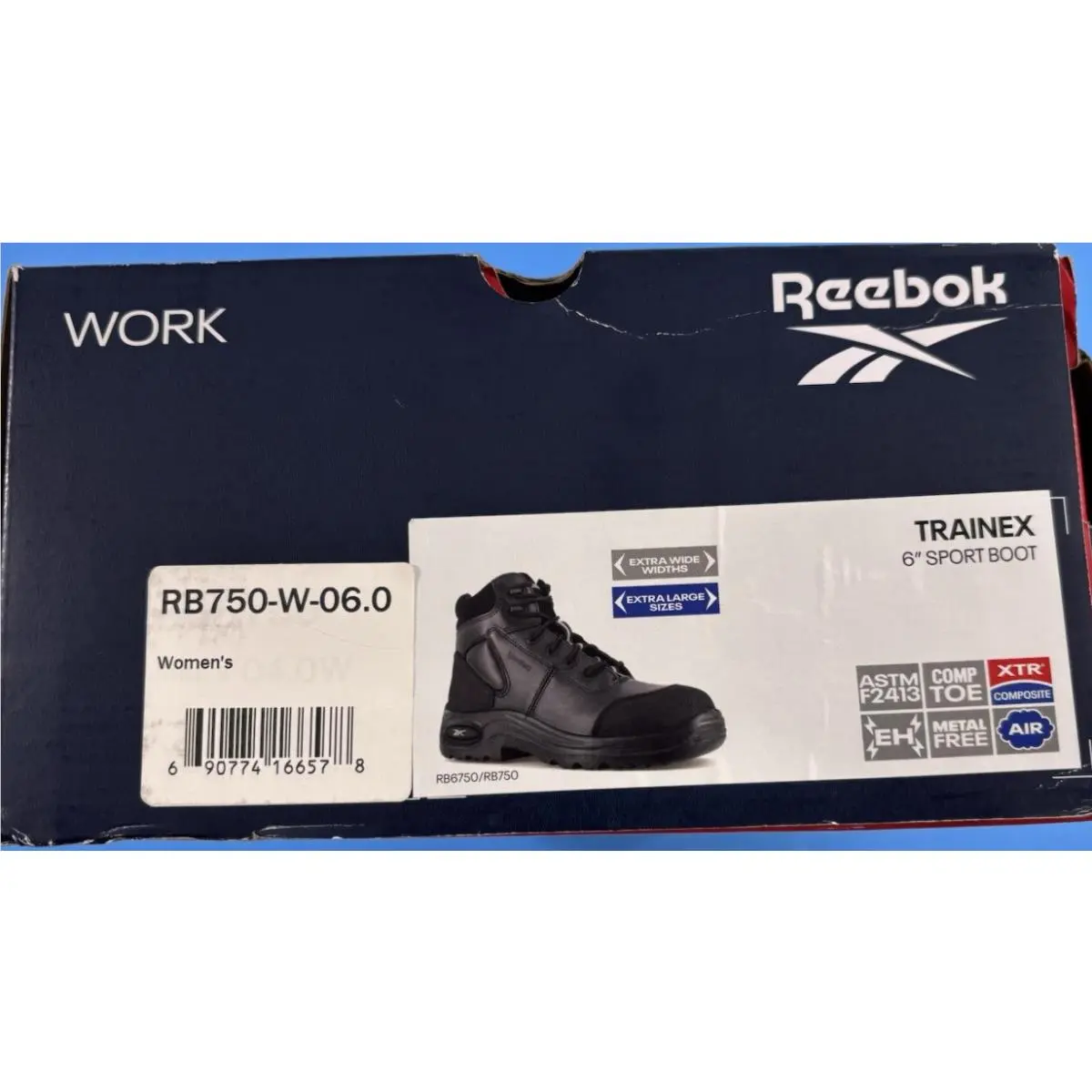 Reebok shoes - Reebok TrainEX - TrainEX - RB750 - Black 6