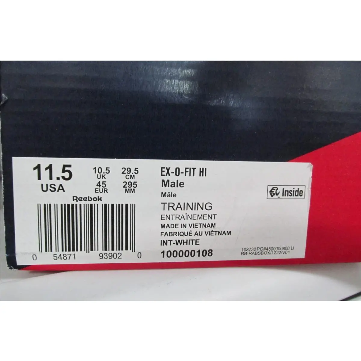Reebok shoes - Reebok Ex-O-Fit - 100000108 - White 3