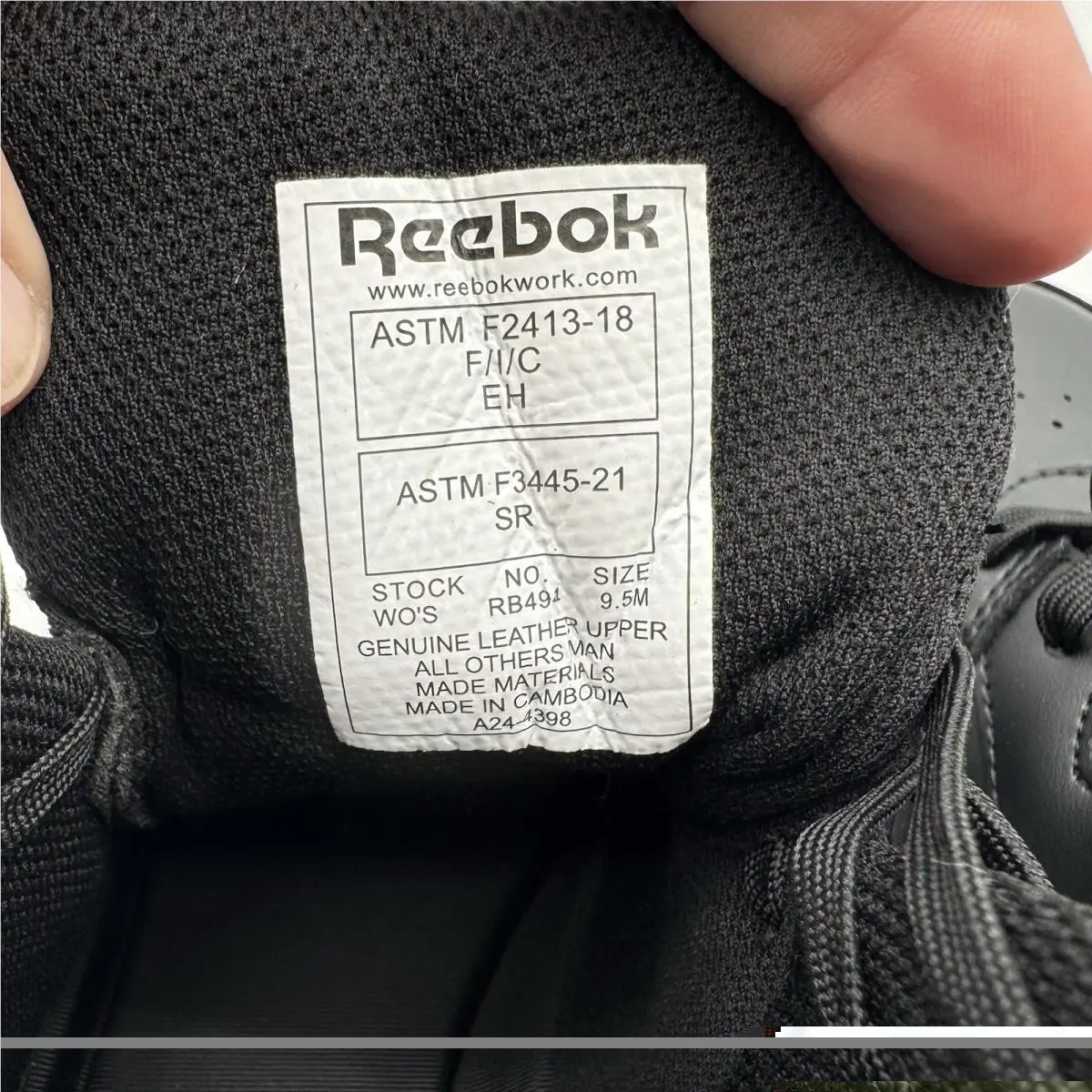 Reebok shoes - Reebok Holograph EH SR - Holograph - Black 12