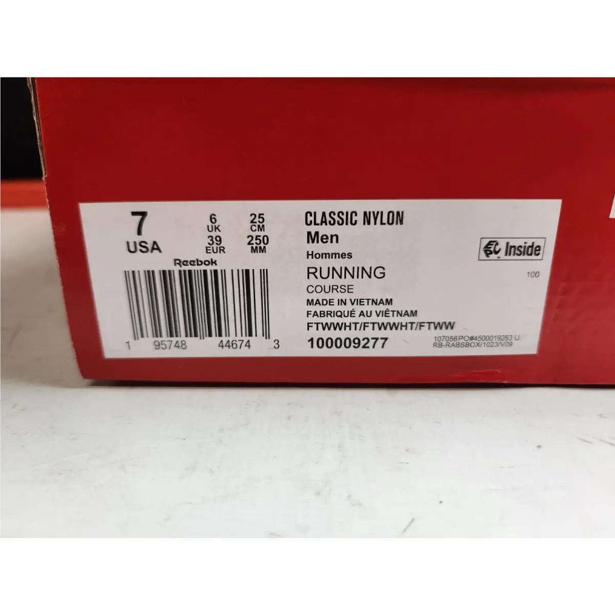 Reebok shoes - Reebok Classic Nylon - Classic Nylon - 100009277 - White/Biege 5