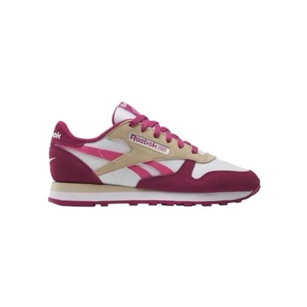 Reebok shoes - Reebok Classic Leather - Classic Leather - 100209 566 - White/Pink/Berry 14