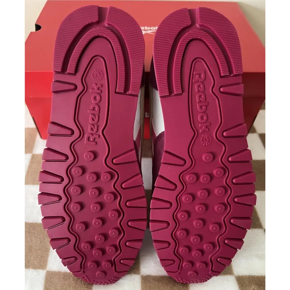 Reebok shoes - Reebok Classic Leather - Classic Leather - 100209 566 - White/Pink/Berry 11
