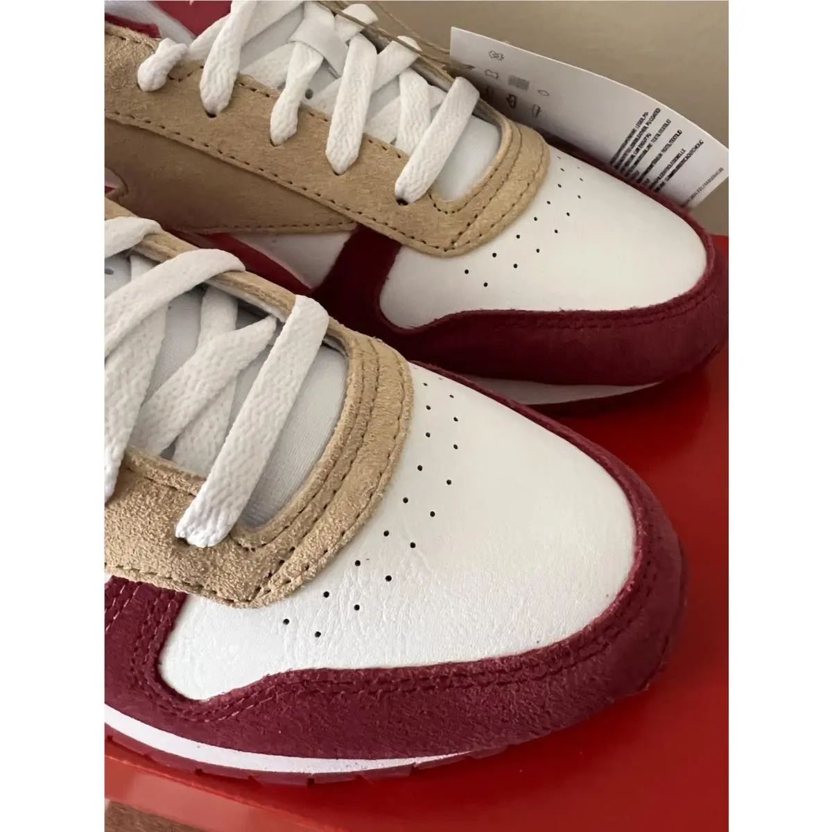 Reebok shoes - Reebok Classic Leather - Classic Leather - 100209 566 - White/Pink/Berry 3