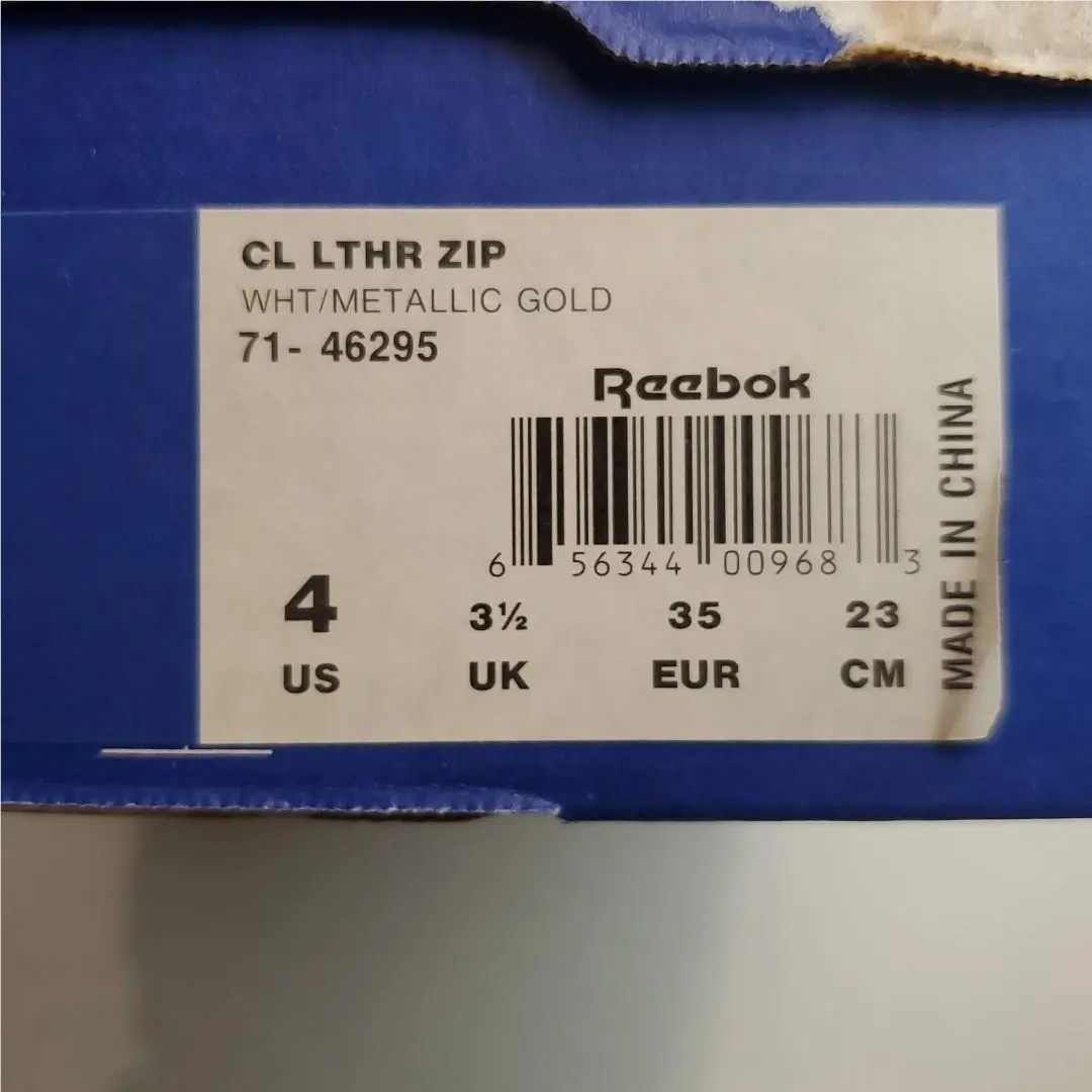 Reebok shoes - CL LTHR ZIP - LTHR ZIP - White (UPC: 656344009683) 17