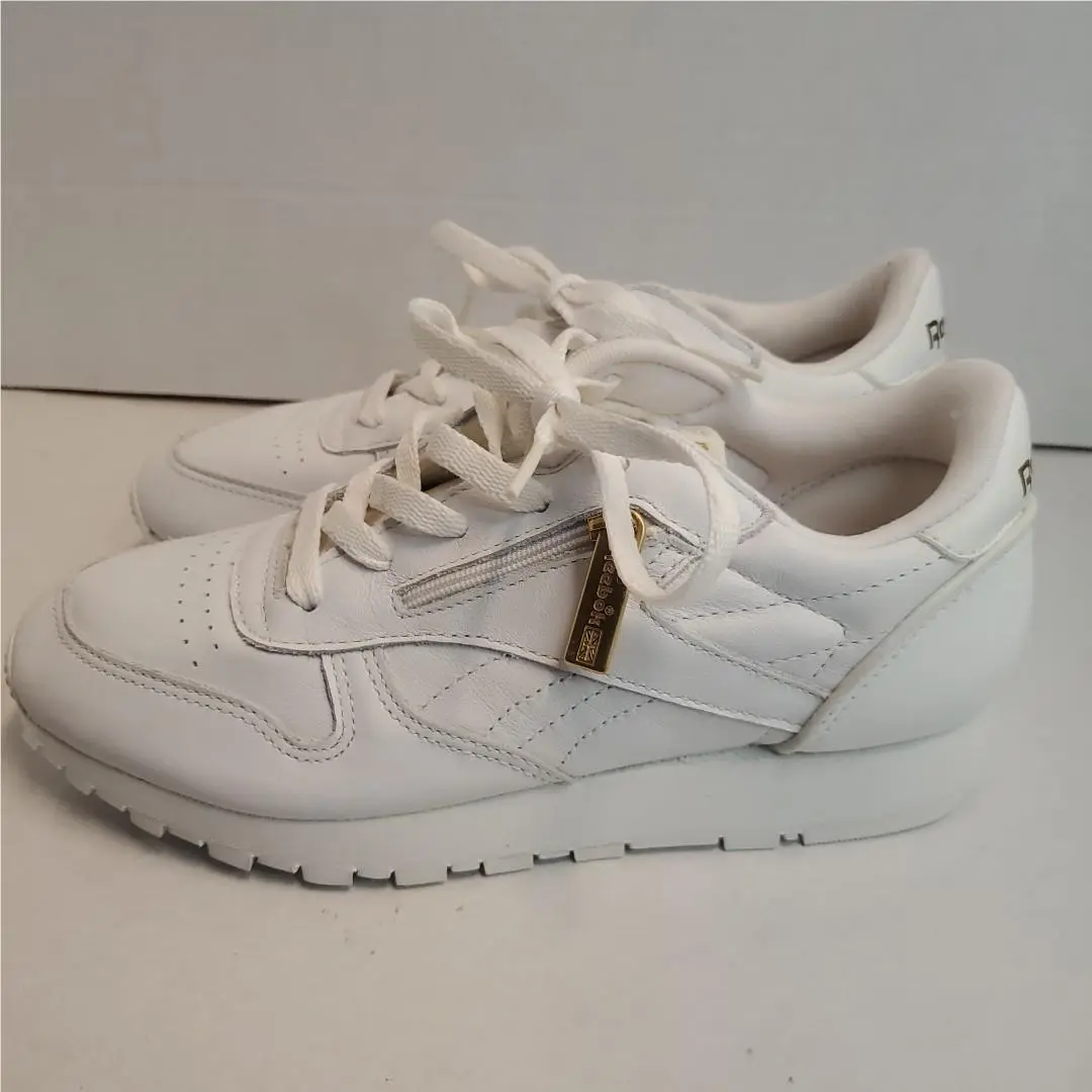 Reebok shoes - CL LTHR ZIP - LTHR ZIP - White (UPC: 656344009683) 2