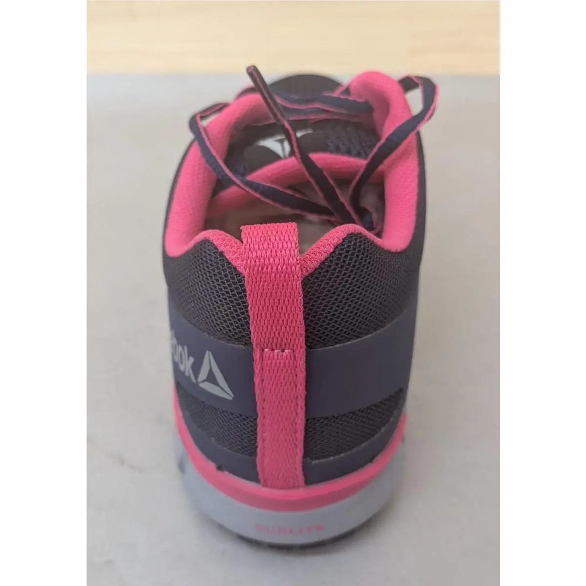 Reebok shoes - Sublite Cushion - Sublite Cushion - RB032 - Navy/Gray/Pink (UPC: 690774419360) 4
