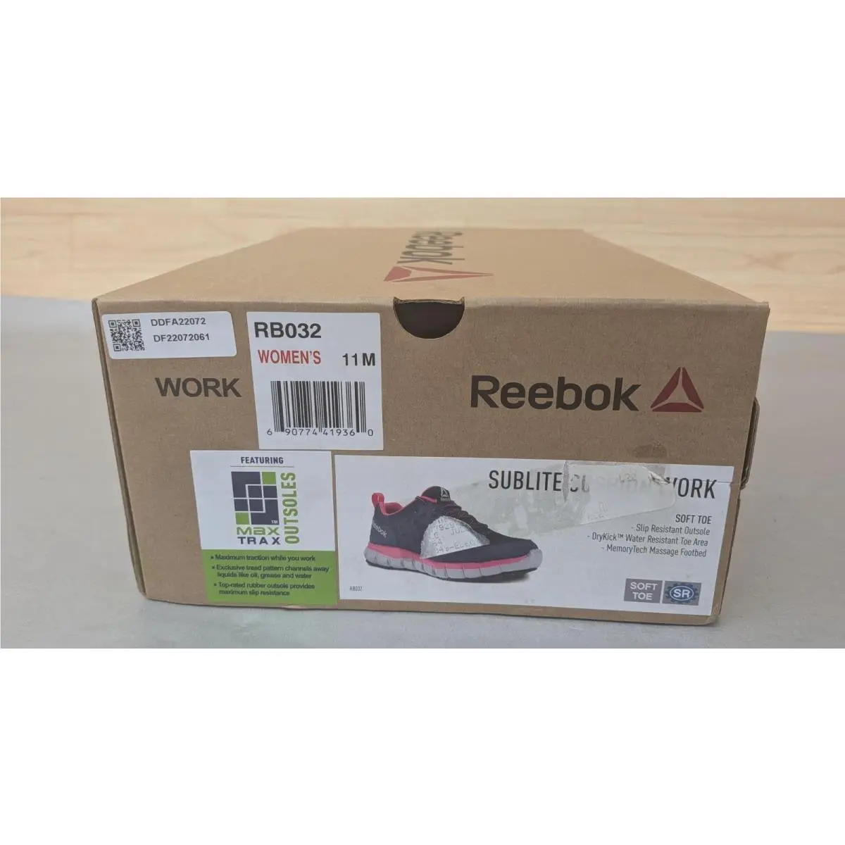 Reebok shoes - Sublite Cushion - Sublite Cushion - RB032 - Navy/Gray/Pink (UPC: 690774419360) 8