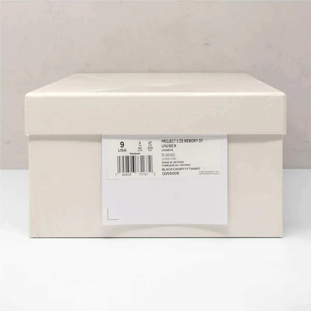 Reebok shoes - Reebok x Maison Margiela Project 0 ZS - GW5009 - Black, Manufacturer: Black/CDGRY7/FTWWHT (UPC: 194826731672) 5