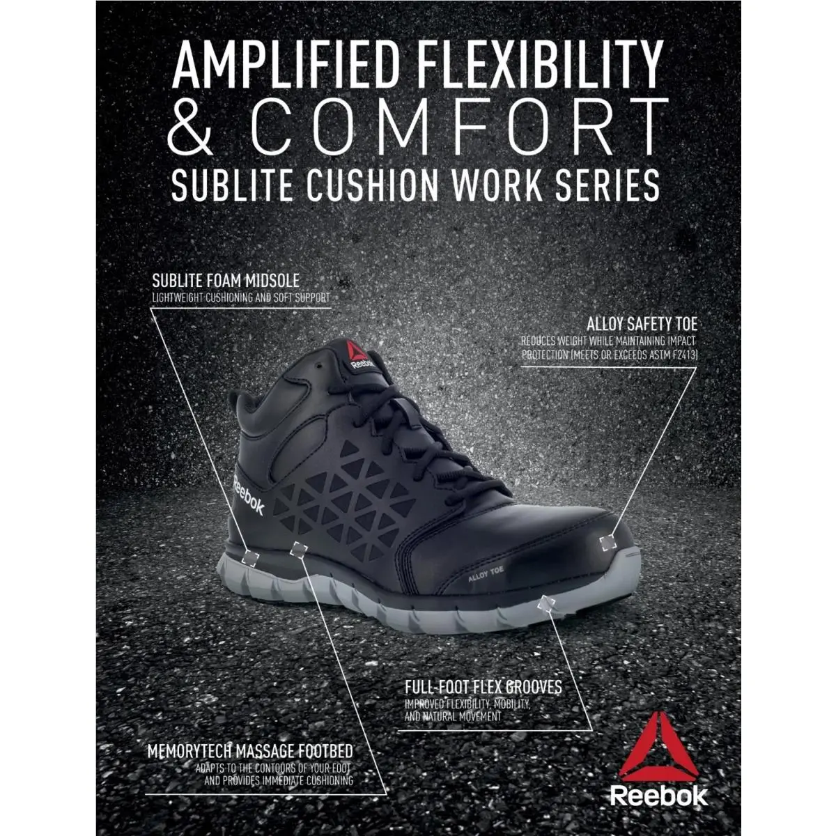 Reebok shoes - Black (UPC: 690774407725) 3