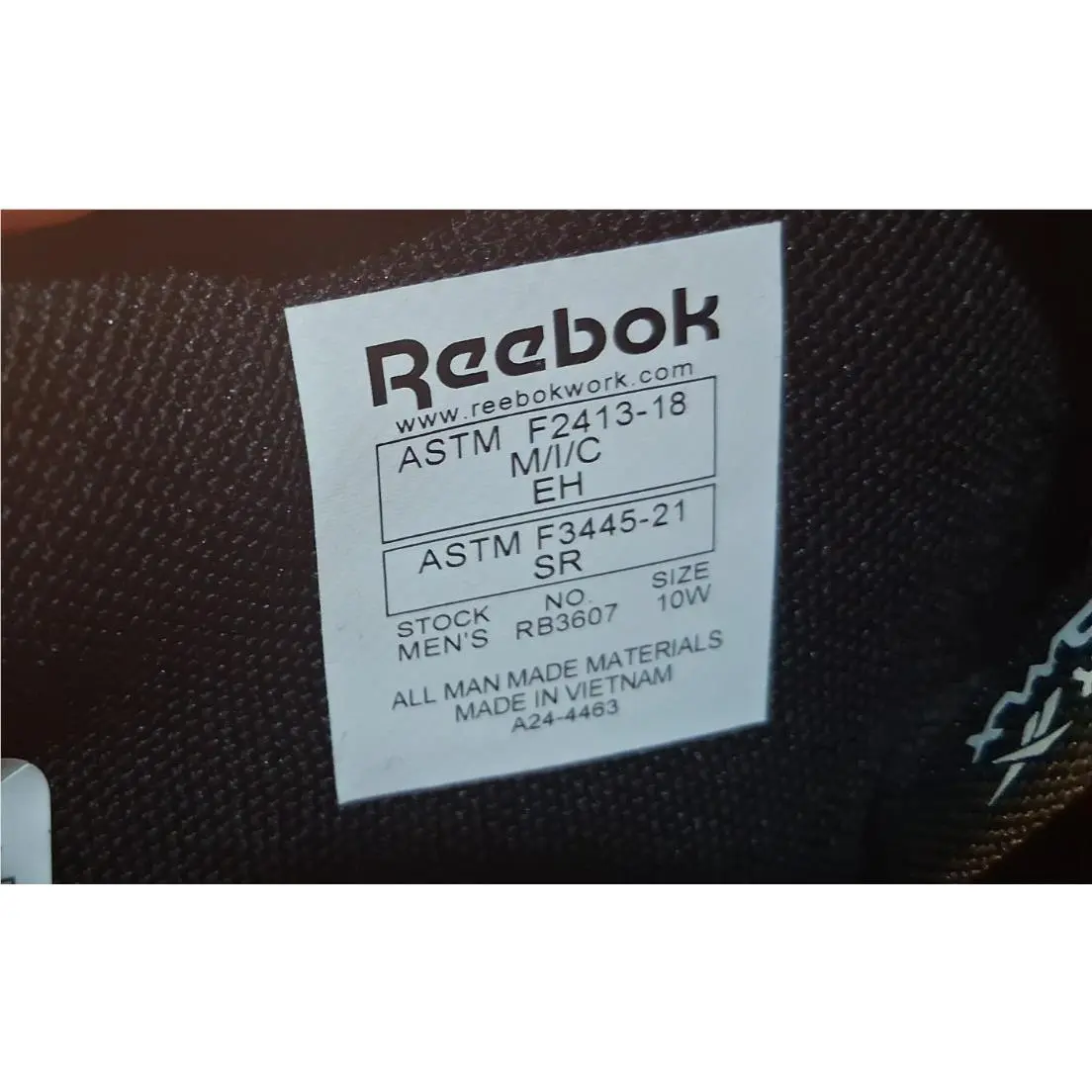 Reebok shoes - Rebok Work DMXair - Rebok Work DMXair - RB3607 - Black 12
