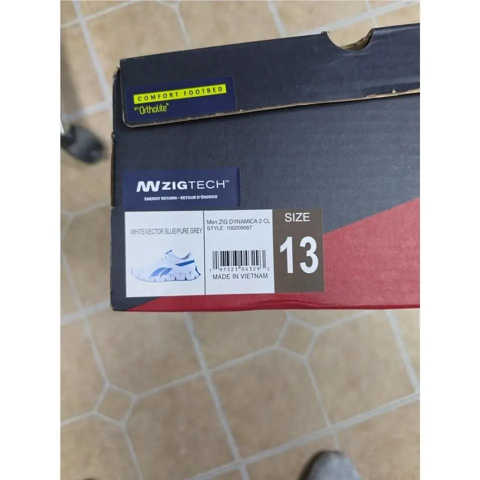 Reebok shoes - Reebok ZIG DYNAMICA 4 - ZIG DYNAMICA - HR1359 - Ftwwht/Vecblu/Pugry3 (UPC: 195747726624) 4